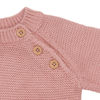 Bild von Gestrickter Strampler Vintage Pink - 68