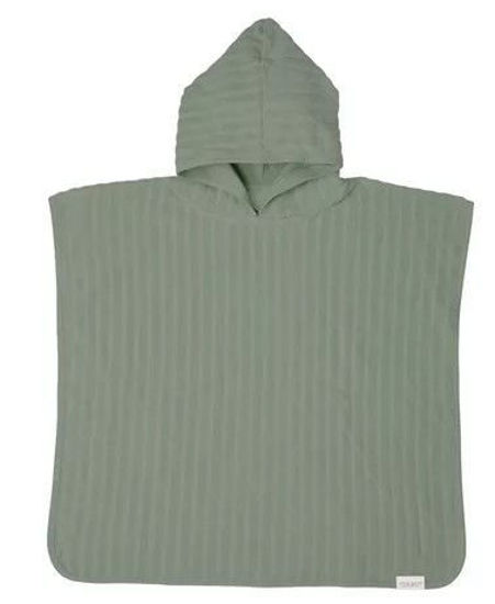 Bild von Badeponcho Jacquard Terry Dark Green