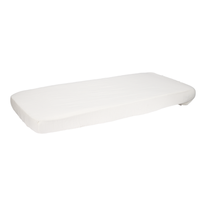 Bild von Spannbetttuch Wiege muslin Soft White 40x80cm