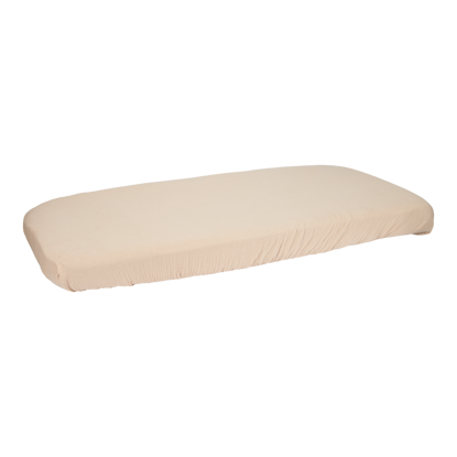 Bild von Spannbetttuch Kinderbett 70x140/150 Beige