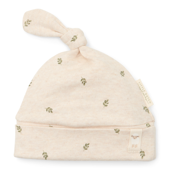 Bild von Mütze mit Knopf Green Leaves - Size 1 - 0-3 M