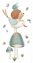 Bild von Wandaufkleber Forest Friends