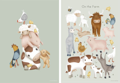 Bild von Poster A3 Little Farm