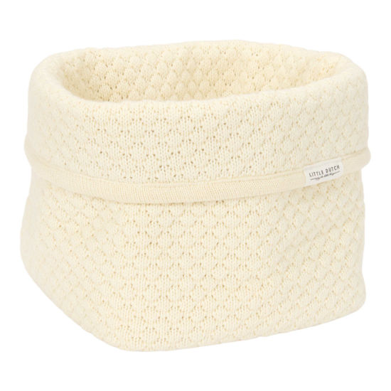 Bild von Aufgewahrungsbox gestrickt klein Pure Soft White