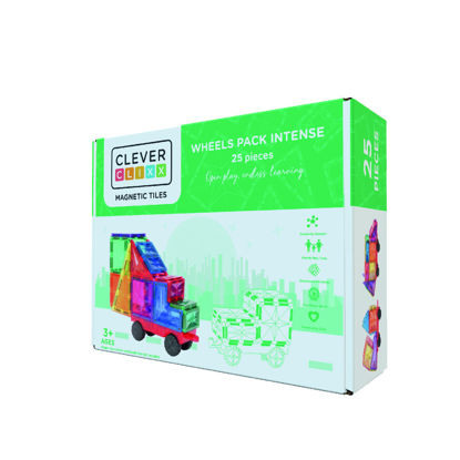 Bild von Cleverclixx Auto-Bausatz in Knallfarben 25 Teile