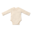 Bild von Wickelbody langärmligSoft Beige Stripe - 50