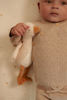 Bild von Wickel Cardigan gestrickt Soft Beige Melee - 56