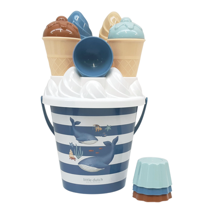 Bild von Little Dutch Ocean World Icecream Bucket Set 14pcs