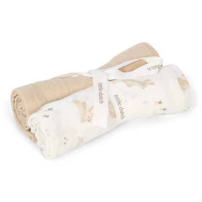 Bild von Swaddles muslin  70x70 - Baby Bunny