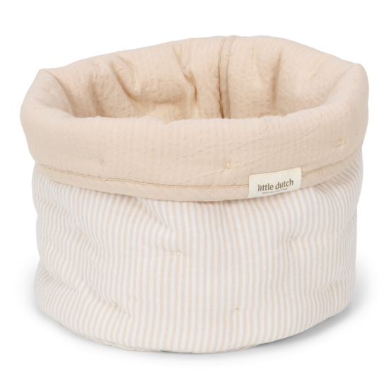 Bild von Aufbewahrungsbox klein - Pure Soft Beige Stripe
