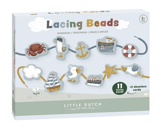 Bild von Schnürperlen aus Holz Sailors Bay