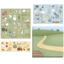 Bild von Stickerset 3 Blätter Little Farm