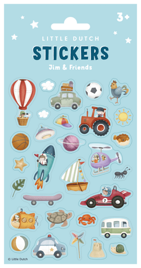 Bild von Stickerset Jim & Friends