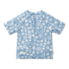 Bild von Rashguard mit kurzen Ärmeln Sea Life Ocean Blue - 86/92