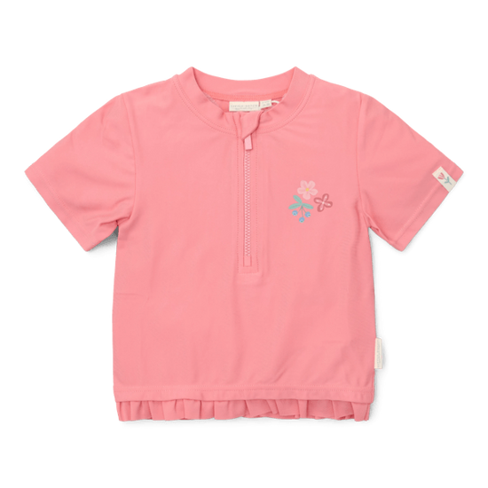 Bild von Rashguard mit kurzen Ärmeln Sunny Flowers Rouge - 62/68