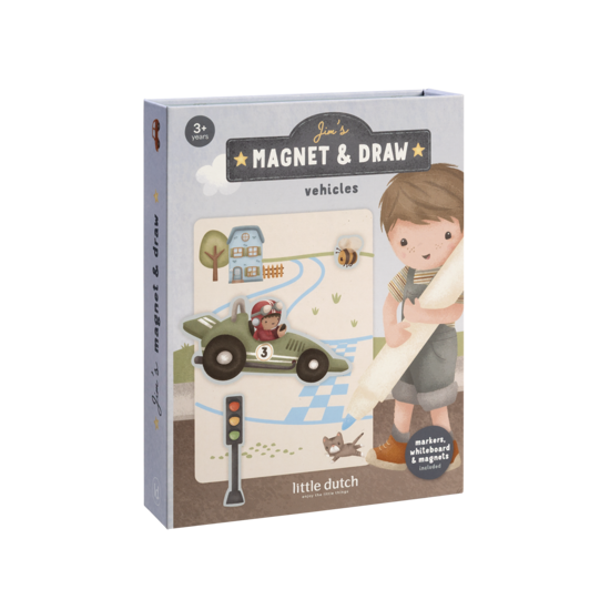 Bild von Magnet Bastelset Jim & Fahzeuge