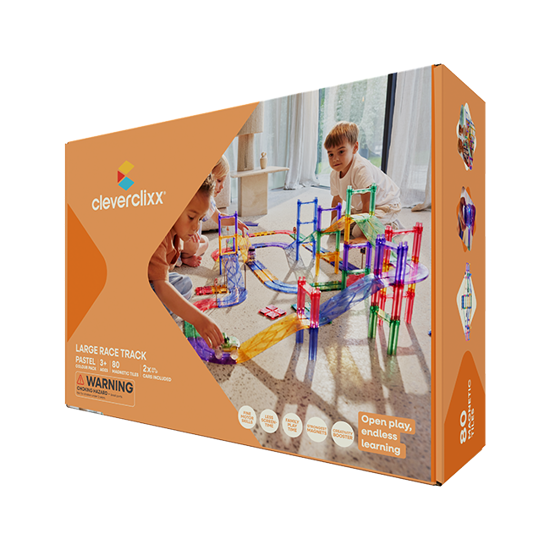 Bild von Autobahn-Bausatz in Pastellfarben 80 Teile