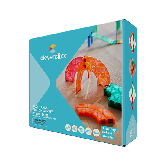 Bild von Autobahn-Bausatz in Knallfarben 15 Teile