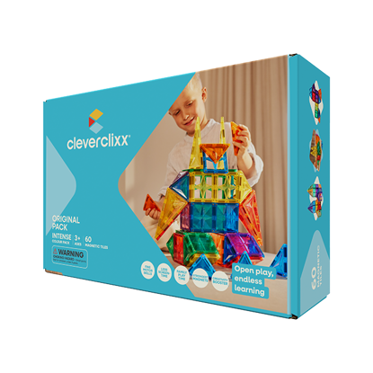 Bild von Cleverclixx Original-Bausatz in Knallfarben 60 Teile