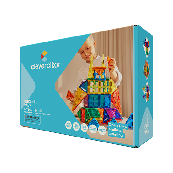 Bild von Cleverclixx Original-Bausatz in Knallfarben 60 Teile