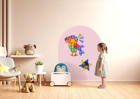 Bild von Cleverclixx Magnetic Wall Sticker 95x75cm | Dream Pink