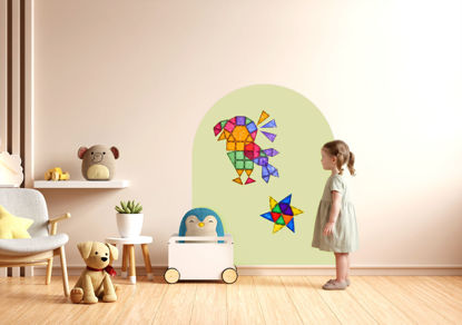 Bild von Cleverclixx Magnetic Wall Sticker 95x75cm | Soft Olive