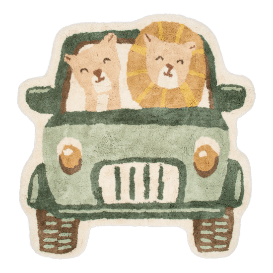 Bild von Teppich Safari Auto