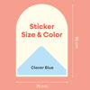 Bild von Cleverclixx Magnetic Wall Sticker 95x75cm | Dream Pink