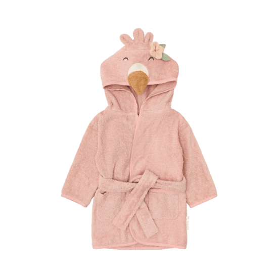 Bild von Bademantel Flamingo - Rosa - 86/92