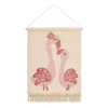 Bild von Wandteppich Flamingo - Rosa