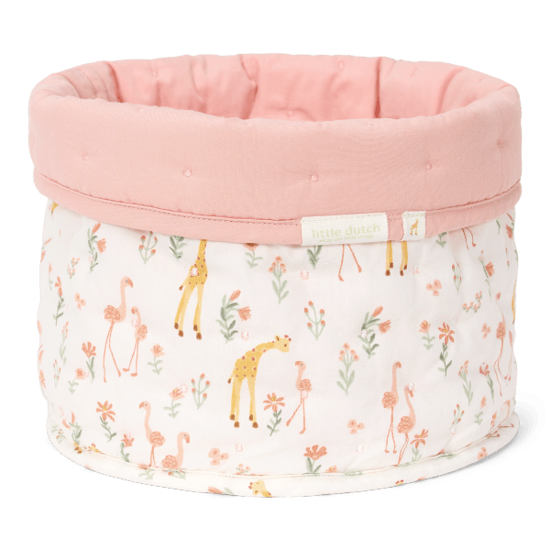 Bild von Aufbewahrungskorb Klein - Rosa - Blooming Safari