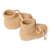 Bild von Newborn NOOS Safari Freunde Gestrickte Babyschühchen Soft Tan Größe 2 62 / 74