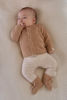 Bild von Newborn NOOS Safari Freunde Gestrickte Wickeljacke Soft Tan 44