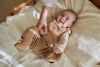 Bild von Newborn NOOS Safari Freunde Gestrickter Strampler Soft Tan 50