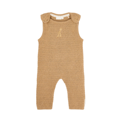 Bild von Newborn NOOS Safari Freunde Gestrickter Strampler Soft Tan 56