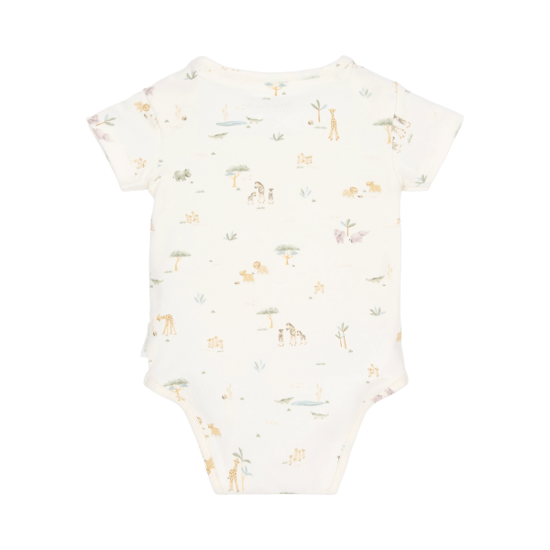 Bild von Newborn NOOS Safari Freunde Strampler kurzarm Little Safari 74