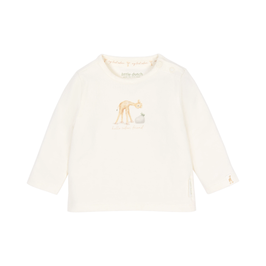 Bild von Newborn NOOS Safari Freunde T-Shirt Langarm Creme 74