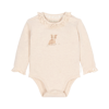Bild von Newborn NOOS Safari Freunde Wickelbody lange Ärmel Vanilla melee 68
