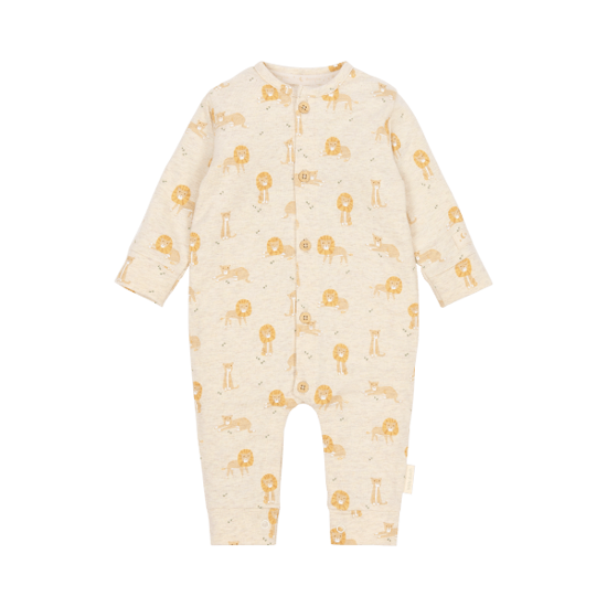 Bild von Einteiliger Pyjama Safari Löwe Vanilla Melange 74/80