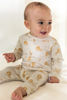 Bild von Einteiliger Pyjama Safari Löwe Vanilla Melange 74/80